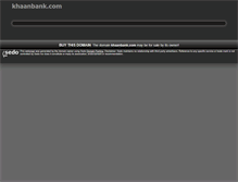 Tablet Screenshot of khaanbank.com